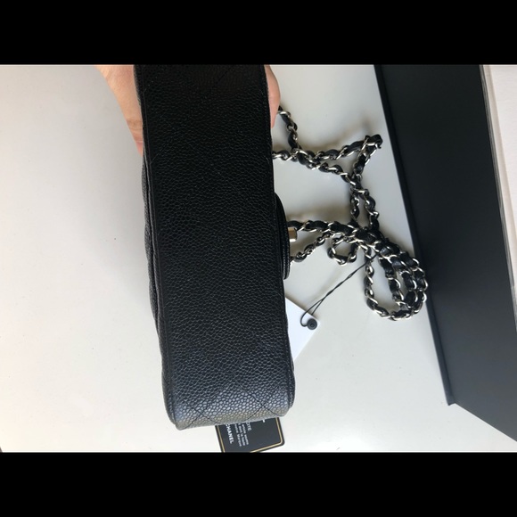 Chanel Black Caviar Rectangular Mini Flap - Picture 5 of 8